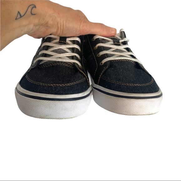 Levis Kids Sneakers Denim Chambray Multi Tonal  Lace Up Low Top Size US 6 - Picture 7 of 15